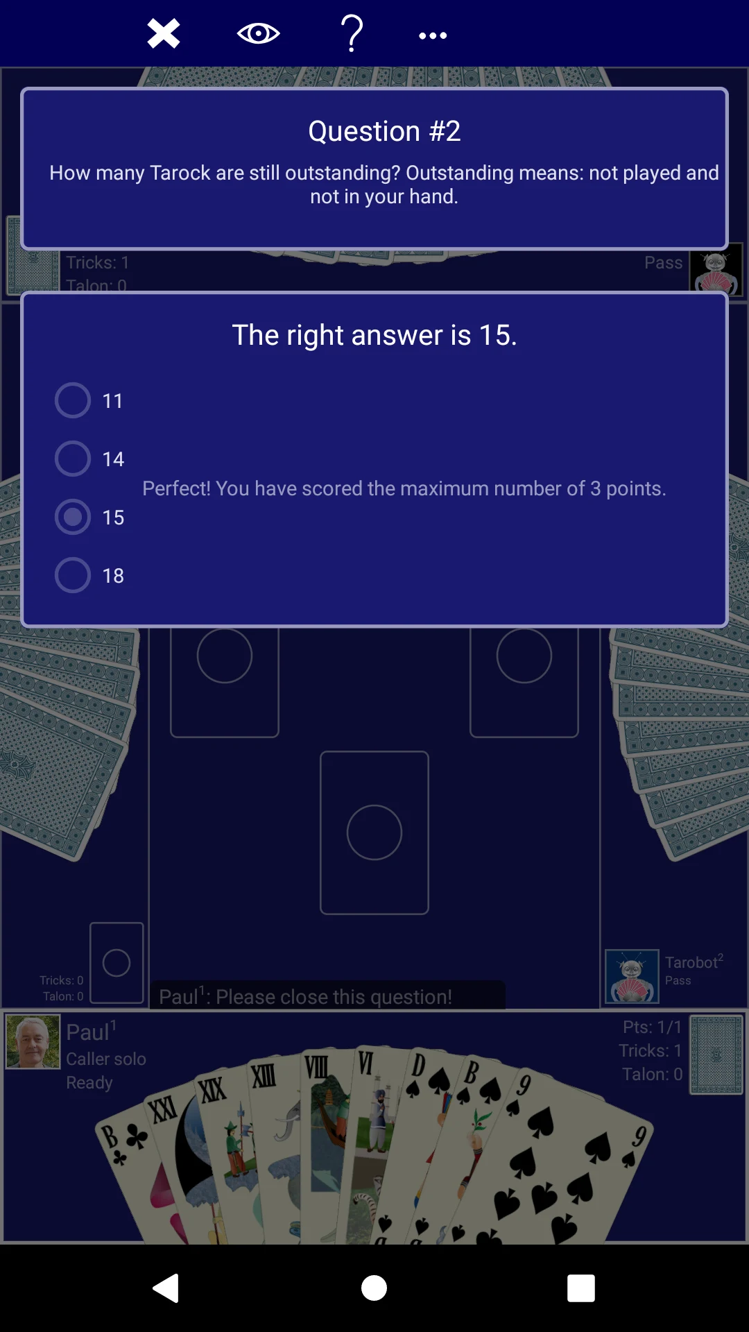 KubiTarock screenshot